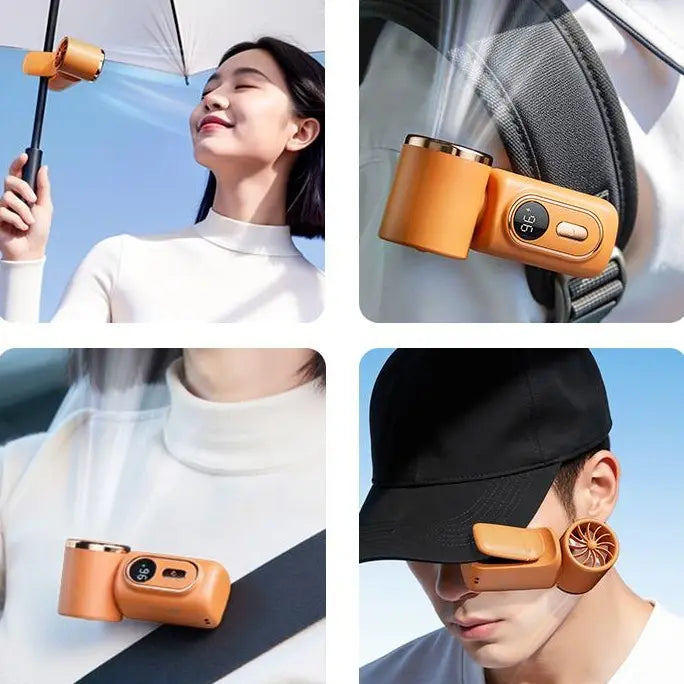 Portable Rechargeable Clip-On Fan