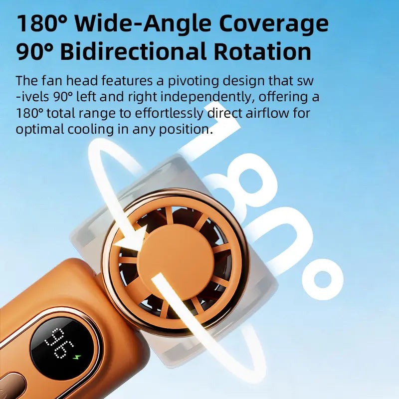 Portable Rechargeable Clip-On Fan