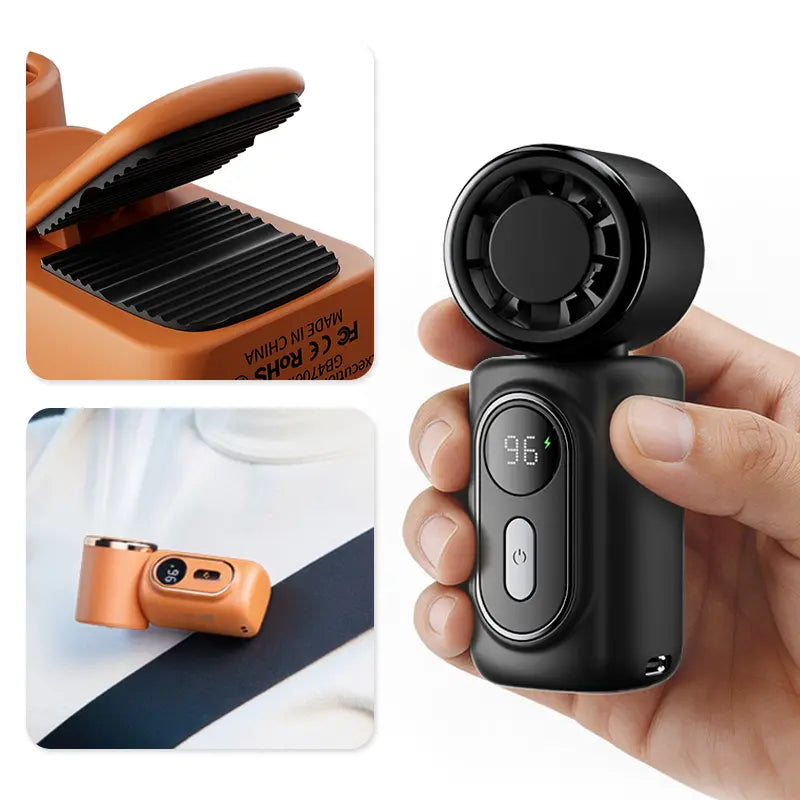Portable Rechargeable Clip-On Fan