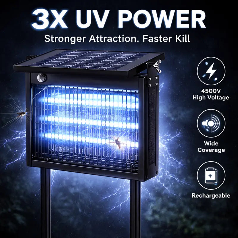 Solar Bug Zapper with Smart Light Sensor - Image 4