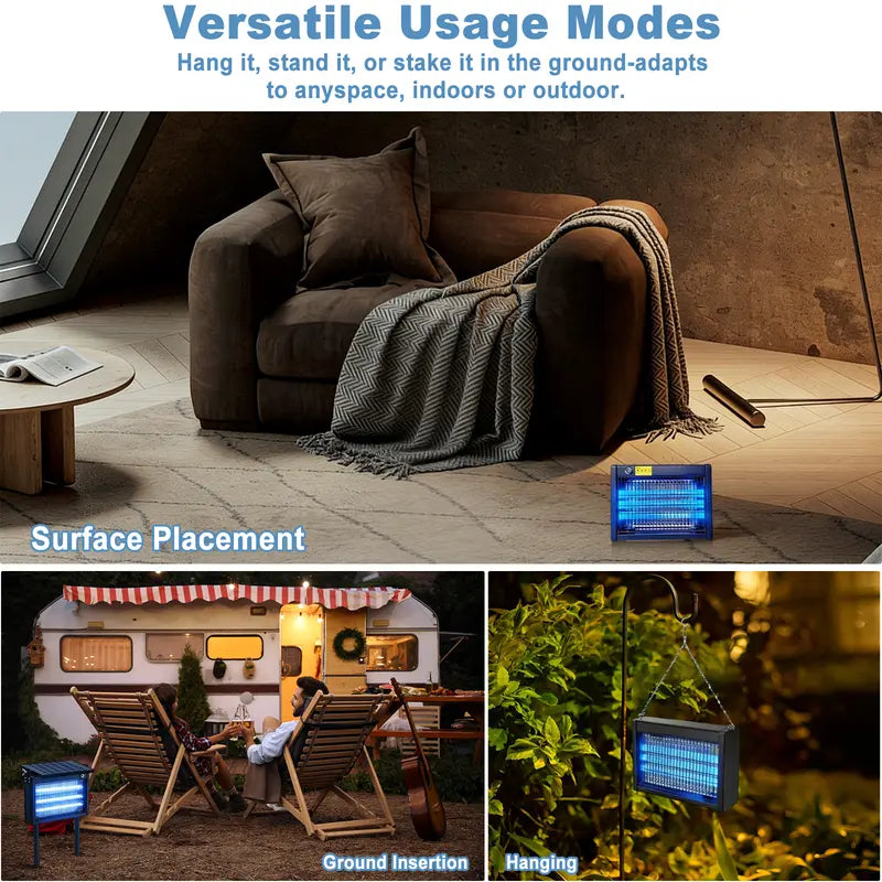 Solar Bug Zapper with Smart Light Sensor - Image 5